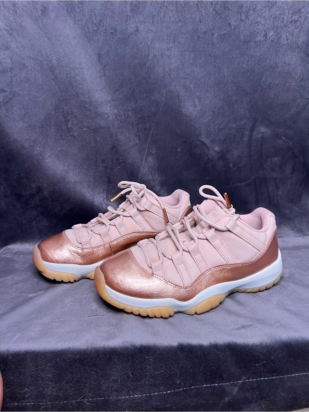 Jordan Retro 11s Rose Gold Low Top